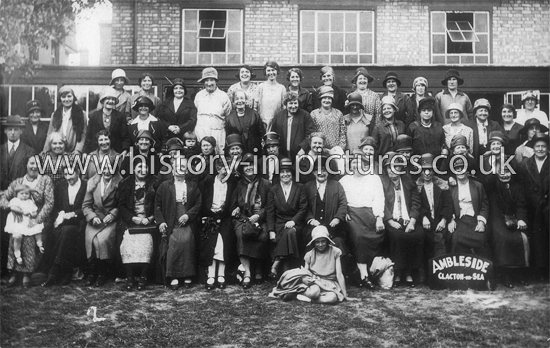 Group Photo, Ambleside, Clacton on Sea, Essex. c.1920's